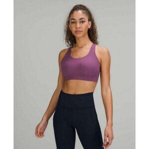 Lululemon AirSupport Bra High Support Vintage Plum Vivid Plum Size 34D NWT